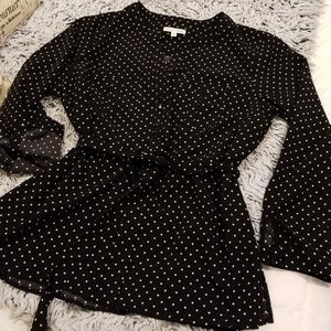 Polka dot blouse